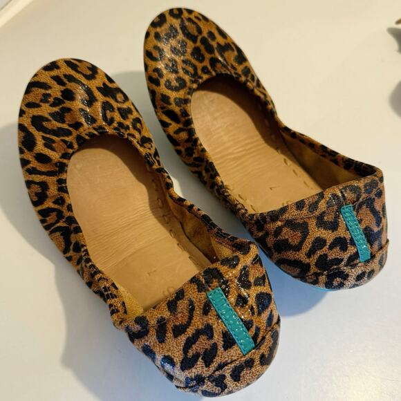 Tieks leopard ballet flats LEOPARD animal print leather women's size 7 EXCELLENT - Picture 5 of 16